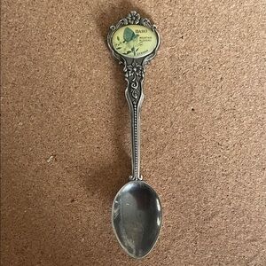 Silver Souvenir Spoon with Idaho Design
